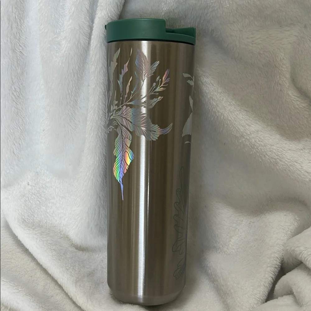 Starbucks Mermaid Siren 16oz Iridescent Stainless Steel Insulated Tumbler - Picture 3 of 6